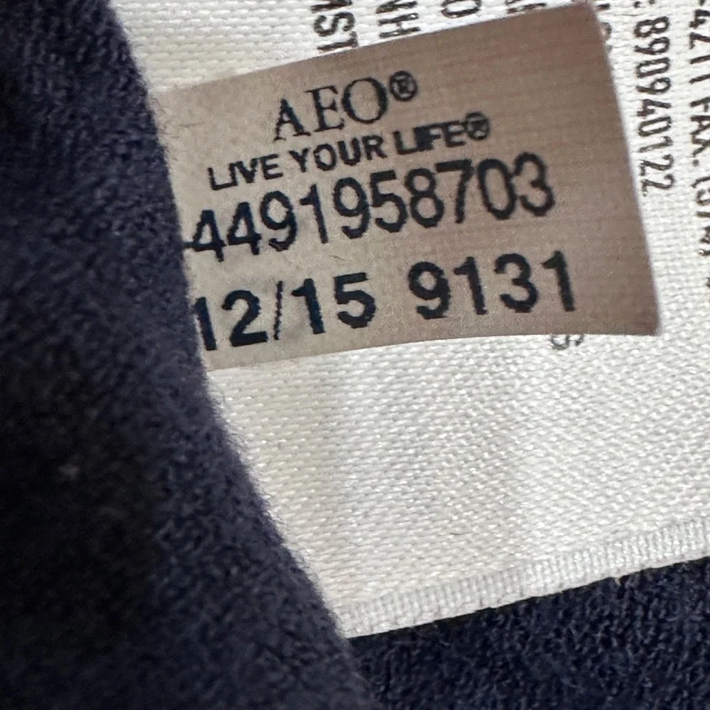 American Eagle Dress XXS Navy‎ Blue Minimalist Soft Life - Picture 9 of 9